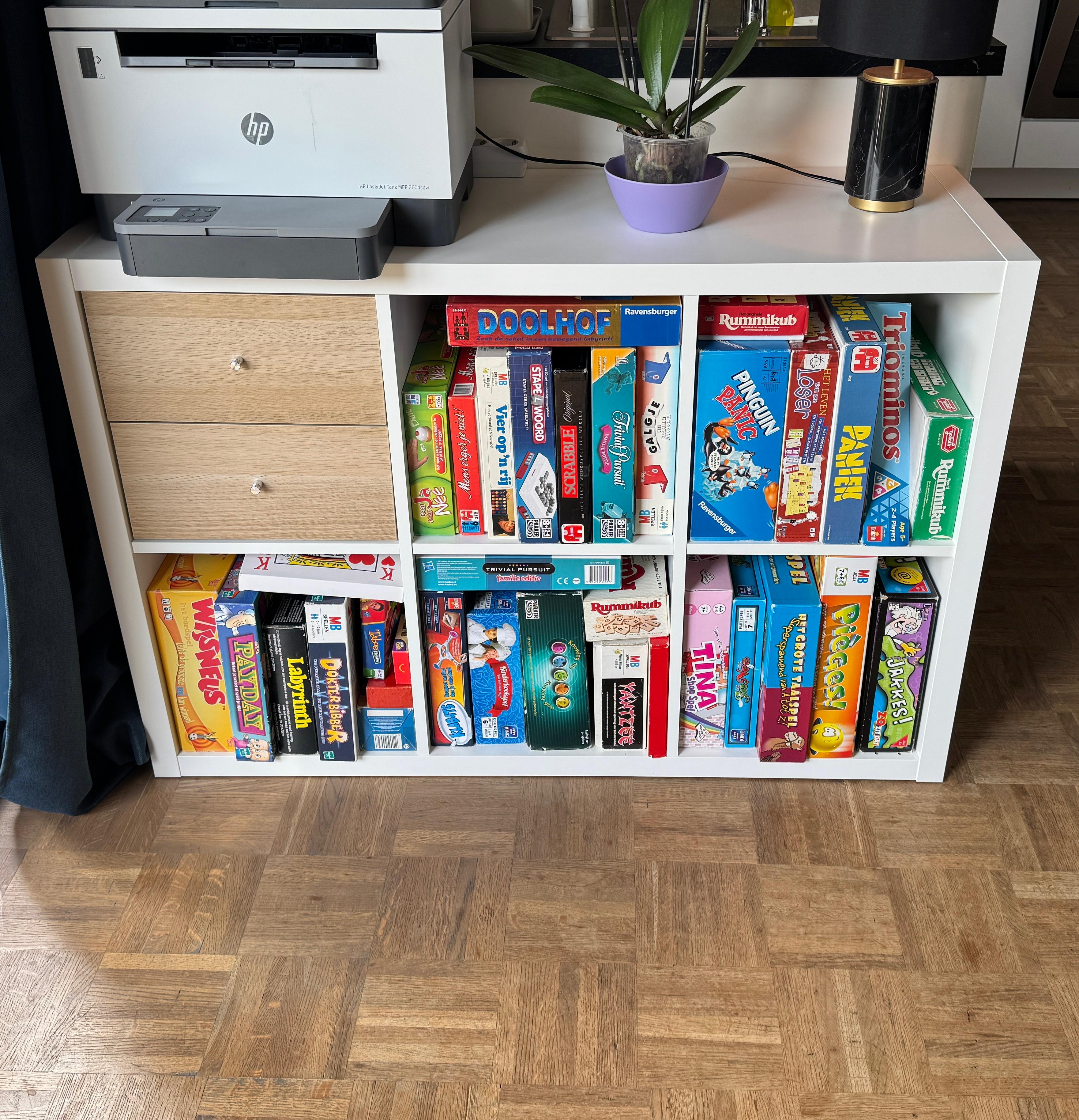 Gemonteerde spelletjeskast